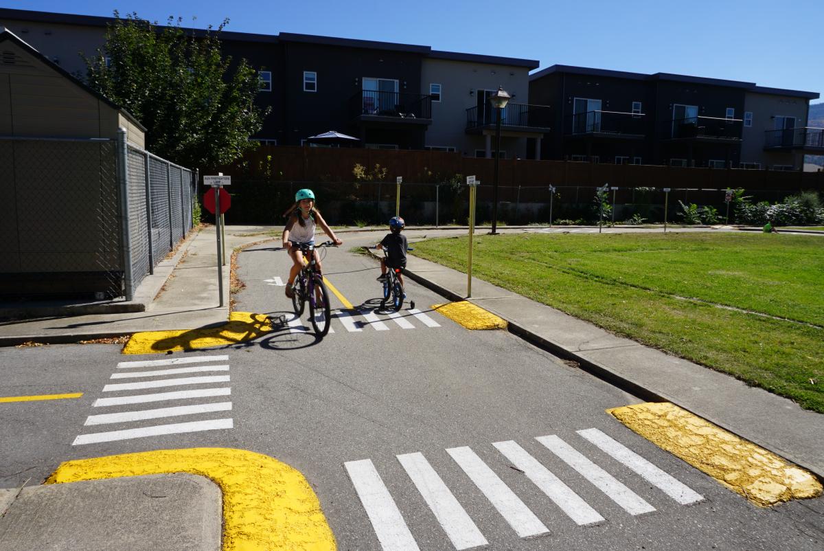 Kids can ride through their own mini city at Safety Village City of